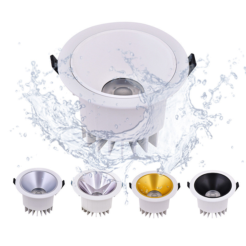 LED Downlight Waterproof IP65  Recessed Mounted