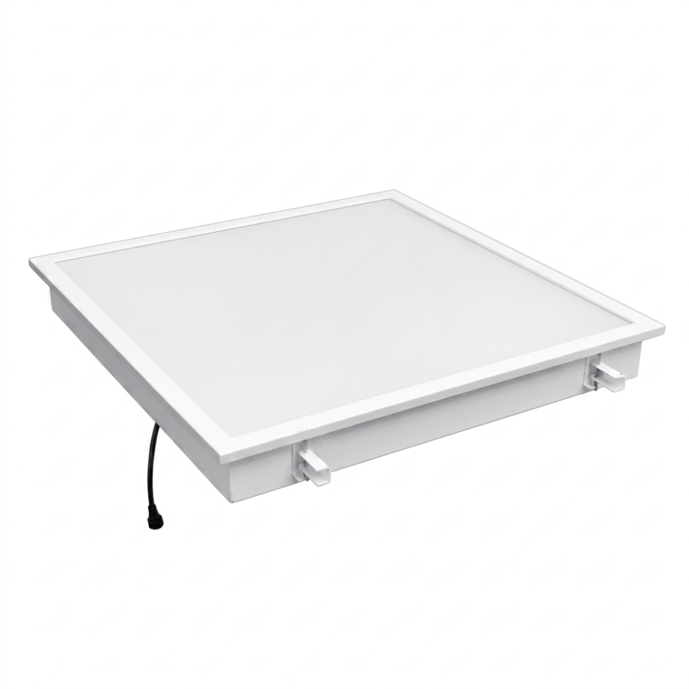 LED Cleanroom Light with Aluminum Frame & Powder-Coated Steel Housing | High-Hygiene Industrial Luminaire