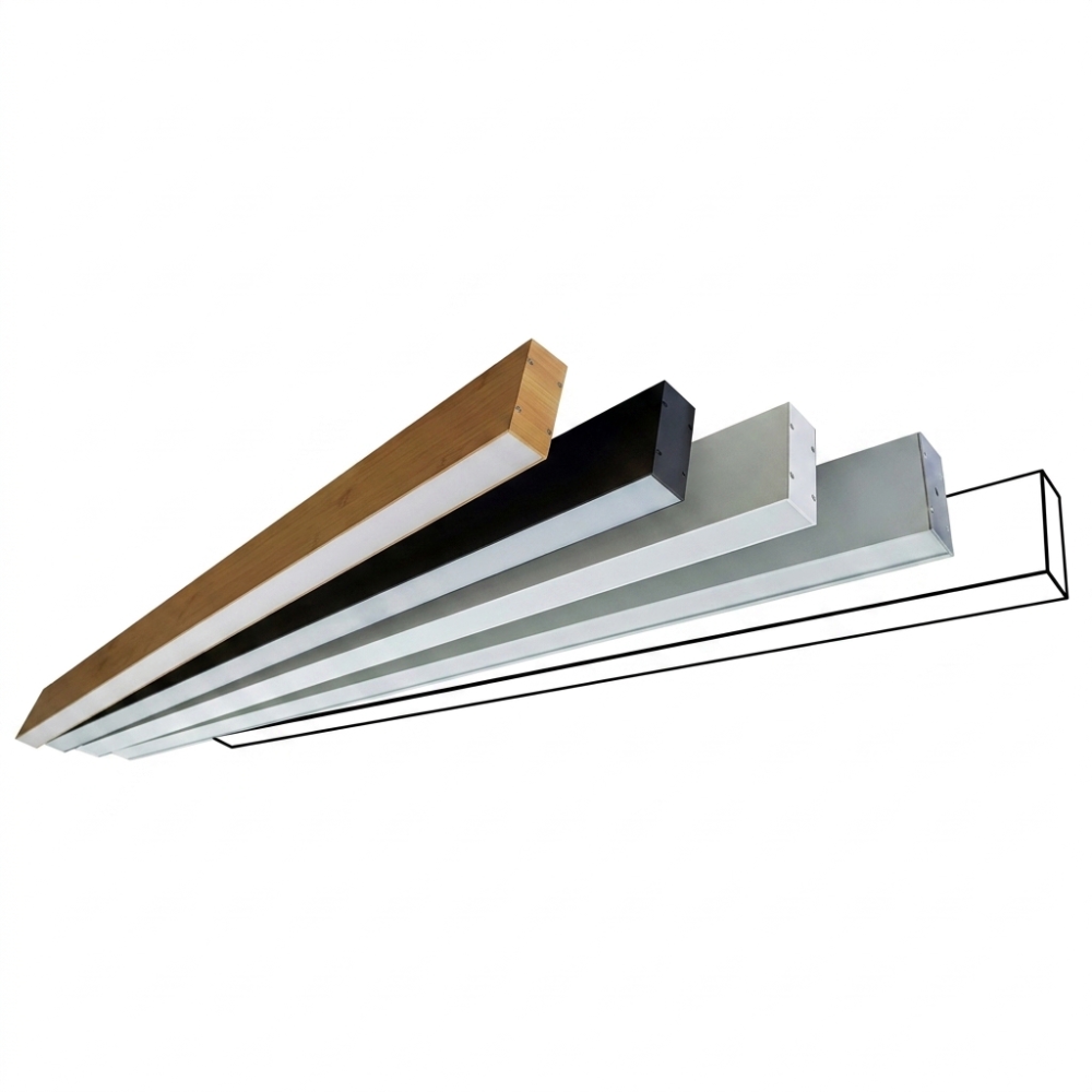 Waterproof LED Linear Pendant Light | Modern Indoor & Reception Luminaire