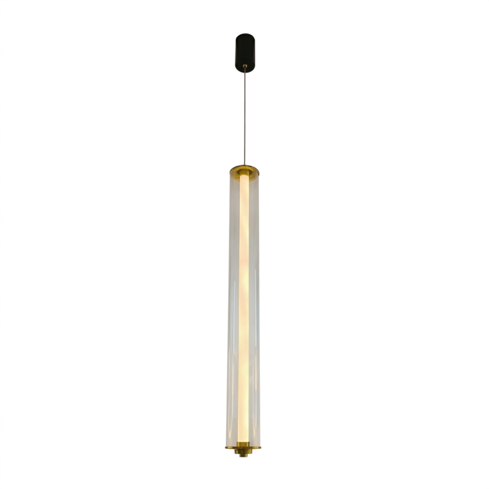 Architectural LED Cylinder Pendant Light | Modern Indoor & Reception Luminaire