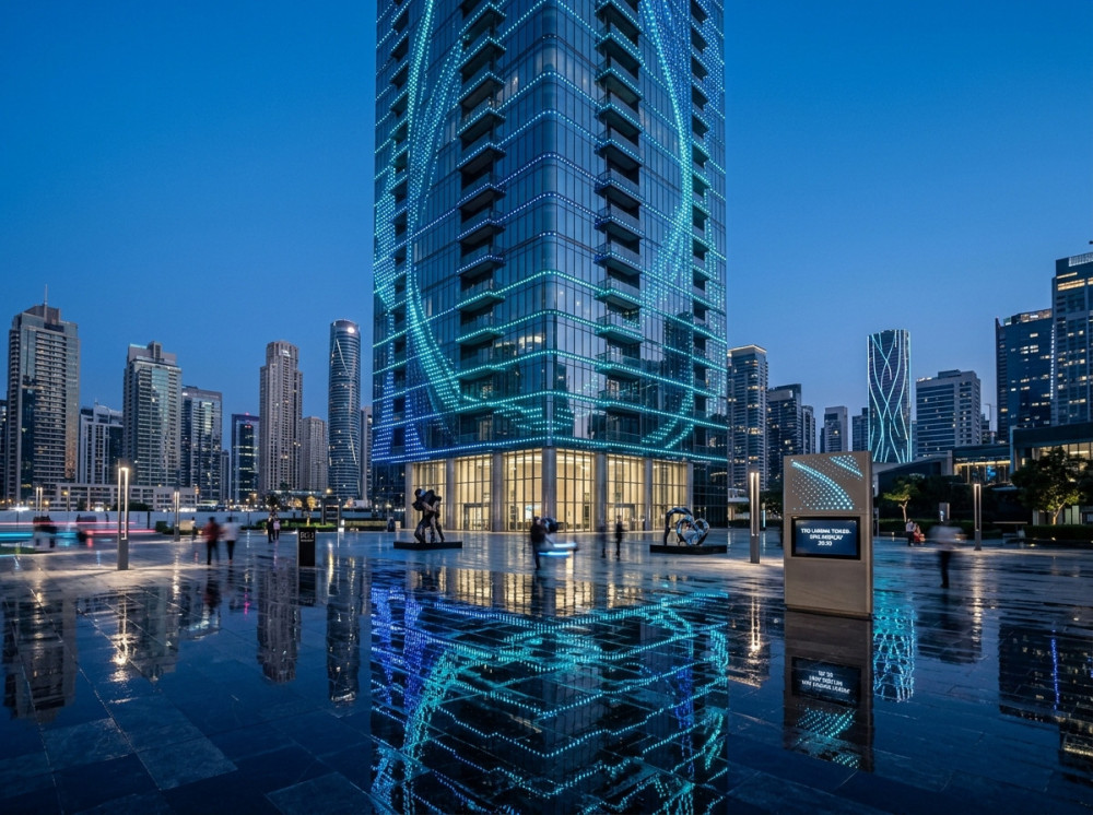 Facade & Media Lighting — Architectural & Dynamic Illumination
